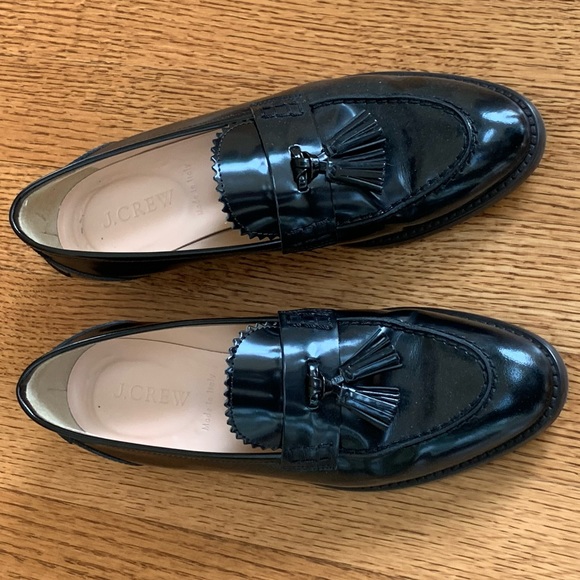 JCrew Biella Tassle Loafers, 5H, Black, A9861 - Picture 4 of 12